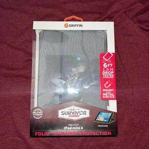 NEW Genuine Griffin iPad Mini Case (4th / 5th Generation) Folio Folding Cover - Picture 1 of 2