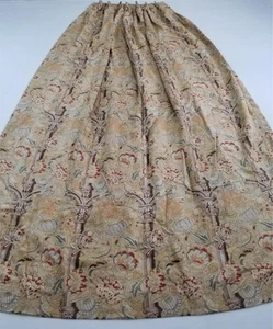 Vintage Faltenvorhang französisch botanisch bedruckt 288 x 188 cm - Bild 1 von 12