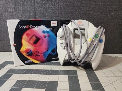 Antigo OEM Sega Dreamcast Controller MK-50100 Branco com Caixa - Testado - Imagem 1 de 4