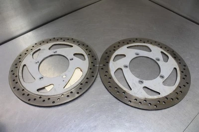 05-09 SUZUKI BOULEVARD C90 VL1500 FRONT LEFT RIGHT BRAKE ROTORS DISCS Foto 1 de 4