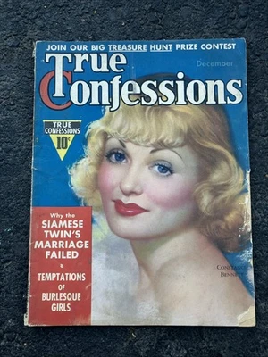True Confessions Magazine #173 1936 Vintage Magazine Antique - Image 1 of 4