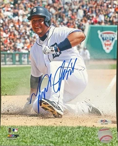 MIGUEL CABRERA DETROIT TIGERS SIGNED AUTOGRAPH 8X10 PHOTO PSA/DNA PHOTOFILE - Picture 1 of 1
