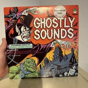 Ghostly Sounds Vinyl LP Spooky Sound Effects Halloween 8125 Schallplatte Promo - Bild 1 von 7