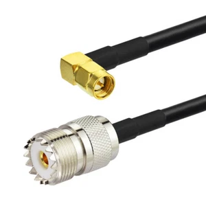 Bingfu SMA Male to UHF SO-239 Female RG58 Coax Cable 1M for Ham Two Way Radio - Picture 1 of 3