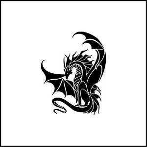 Dragon #2 Vinyl Decal - Picture 1 of 4