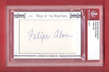 2013 LEAF CUT SIGNATURE Felipe Alou SSP PRIDE OF PINSTRIPE AUTO CARD #'ed 2 of 9