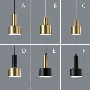 Room Lamp Kitchen Ceiling Lights Bar LED Chandelier Lighting Black Pendant Light - Picture 1 of 52