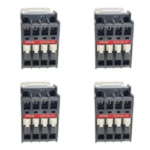 4PCS A16-30-10 Contactor 480V coil AC replace Contactor A16-30-10-51 16A 3P - Picture 1 of 8