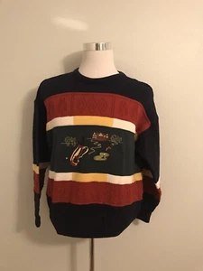 Maglione girocollo Blarney Castle Designs Ireland uomo taglia M misto lana golf - Foto 1 di 10