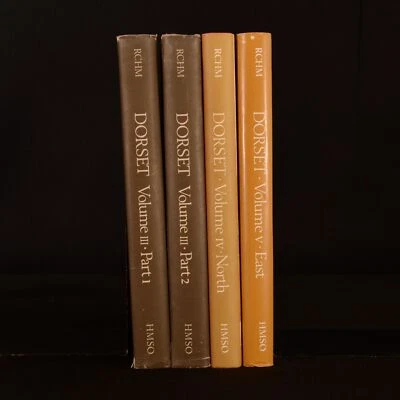 1970-75 4vols Historical Monuments in the County of Dorset Illus Topography - Image 1 of 4