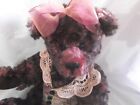 Artist Julia Rueger Bears Mohair RASPBERRY CREME black tipped one of a kind