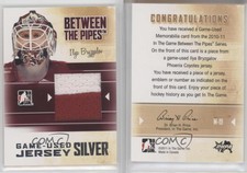 2010-11 ITG Between the Pipes Game-Used Silver Jersey /30 Ilya Bryzgalov #M-19