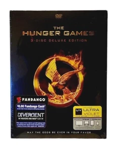 The Hunger Games 3 Disc Deluxe Edition (DVD, 2012) Sci-Fi & Fantasy Action - Picture 1 of 1