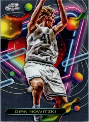 Dirk Nowitzki 2023-24 Topps Cosmic Chrome #32 Dallas Mavericks - Image 1 of 2