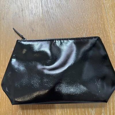Bolsa de cosméticos de maquillaje Yves Saint Laurent YSL negra bolsa de belleza de perfume de viaje Foto 1 de 2