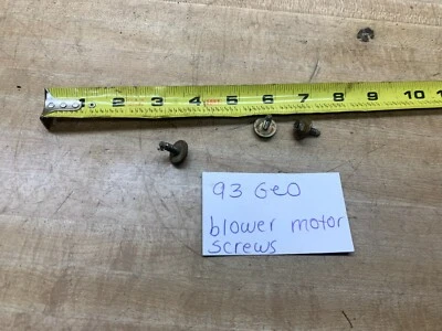 1989-1994 GEO METRO BLOWER MOTOR BOLTS    SET OF 3 - Image 1 of 4