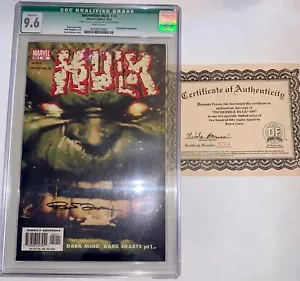 Incredible Hulk 50 CGC 9.6 - (2003) Signed Bruce Jones COA 244/250 Abomin Appear. - Bild 1 von 10