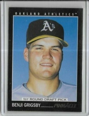 1993 Pinnacle #463 Benji Grigsby Oakland Athletics Draft Pick - Image 1 of 2