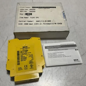 SICK  FX3-CPU000000 1043783 FLEX CPU SAFETY CONTROLLER  MAIN MODULE U3S - Picture 1 of 15
