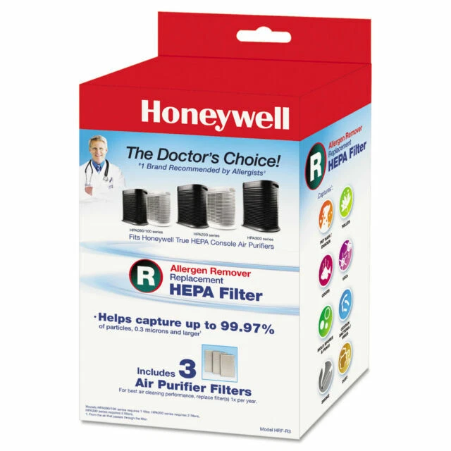 Kaz Honeywell Filter R True HEPA Replacement - 1 Pack of 3 Filters