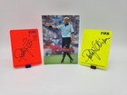 Pierluigi Collina original Signed Referee Autogrammkarte FIFA Rote Gelbe Karte 
