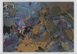 2021 Topps Chrome Star Wars Galaxy Refractor Boba Fett Brett Booth #32 0j32