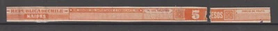 Chile Revenue Stamp Fiscal Fiscaux Tax on Playing Cards Naipes Excise Juego OVPT - Image 1 of 2