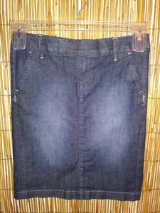 Converse One Star Dark Denim Mini Skirt ~ Sz 2 A-Frame ~                 - Picture 1 of 6