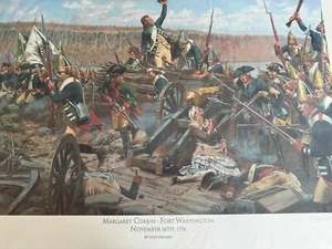 Margaret Corbin, Fort Washington Don Troiani Revolutionary War Art, Low #37 Mint - Picture 1 of 8