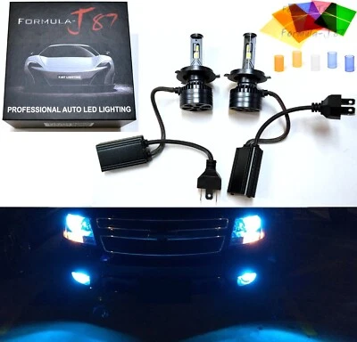 LED Kit F15 140W 9003 HB2 H4 8000K Icy Two Bulbs Headlight Replacement Lamp EO - Image 1 of 4