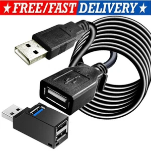 High-Speed USB to USB Extension Cable USB 2.0 Adapter Extender Cord Male/Female - Bild 1 von 8