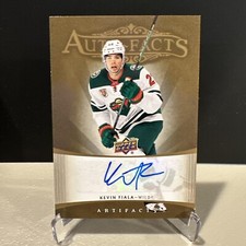 2021-22 UD ArtiFacts Auto 2005-06 Retro Auto Facts Auto #RAF-KF Kevin Fiala
