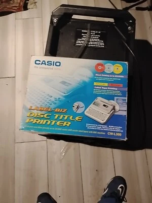 NOB 卡西欧 CW-L300 标签 Biz 光盘标题打印机和标签制作机 CD/DVD 2 N 1 直接 — 第 1/4 张图片