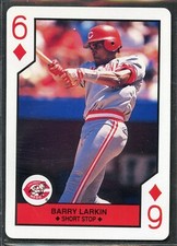 1990 Major League All-Stars Playing Card - Barry Larkin - Cincinnati Reds