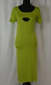 Tiana B. Women's Dress Size Small Green Knit Cutout Bodycon Pullover Party Fun  - Picture 1 of 9