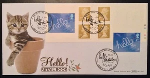 GB QEII Benham 2003 6x1st Hello! Retail Book on First Day Cover, Greetwell S/H/S - Picture 1 of 2