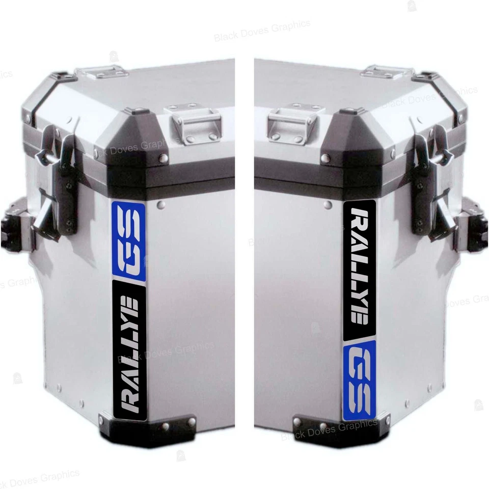 BLACK DOVES GRAPHICS Rifrangenti Adesivi compatibili BMW Motorrad R1200 R1250 GS Rallye 650 800 700