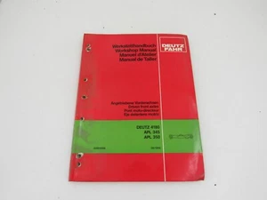 Deutz Fahr Driven Front Axles Workshop Service Manual 4180 APL 345 350 - Picture 1 of 3
