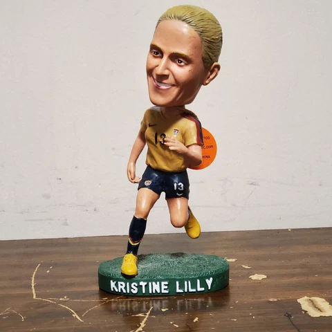 Hartland Bobblehead Kristine Lilly Team USA Women's Soccer (Missing Ball) Cover