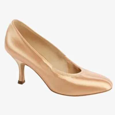 Supadance 1008 2"/2.5" Contour Flesh Women's Ballroom Standard Dance Shoes - Image 1 of 2
