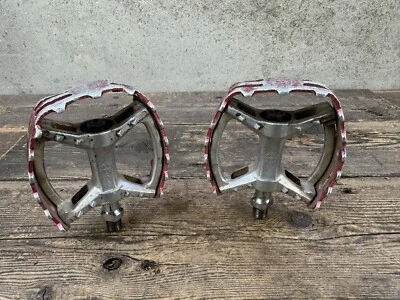 Vp 1/2” Bmx Pedals Red Vintage Old School - Image 1 of 4