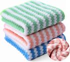 3pcs Soft Microfibre Towel Dusting Multi-Purpose Cleaning Household Clean Cloth