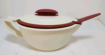 Juego de Servidor Barco Gravy Aislado Vintage Tupperware 4 Piezas con Cucharón 5168A Retro Foto 1 de 4