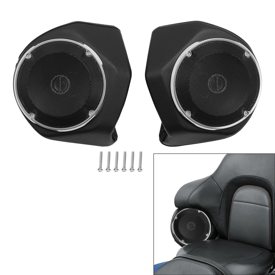 Alto-falantes traseiros King Trunk adequados para Harley Touring Electra Glide 2014-Up - Imagem 1 de 4