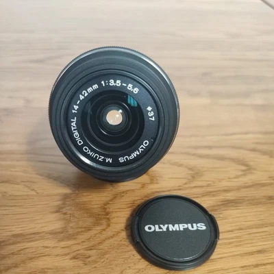 Mint Olympus M.Zuiko Digital 14-42mm f/3.5-5.6 II R Lens Black - Image 1 of 4