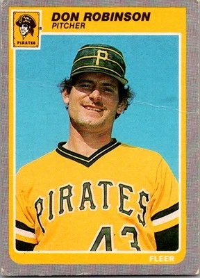 1985 Fleer #475 Don Robinson - Image 1 of 2