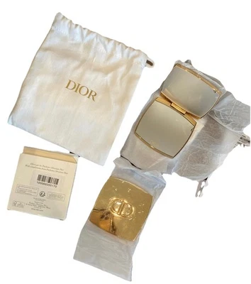 CD Beauty Bundle With Gorgeous Gold Mirror And 2 Pieces Set Pin And Scrunchie. - Image 1 of 4