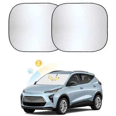 2 Piezas Para Chevy Accesorios Parabrisas Coche Parasol Reflectante UV Tamaño Mediano Foto 1 de 4