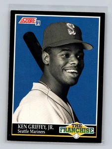 1991 Score #858 Ken Griffey, Jr. - Picture 1 of 2