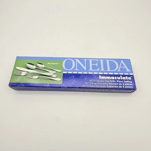 Oneida 5 Piece Place Setting Flatware Immaculate 18/10 Stainless Steel - Picture 1 of 4